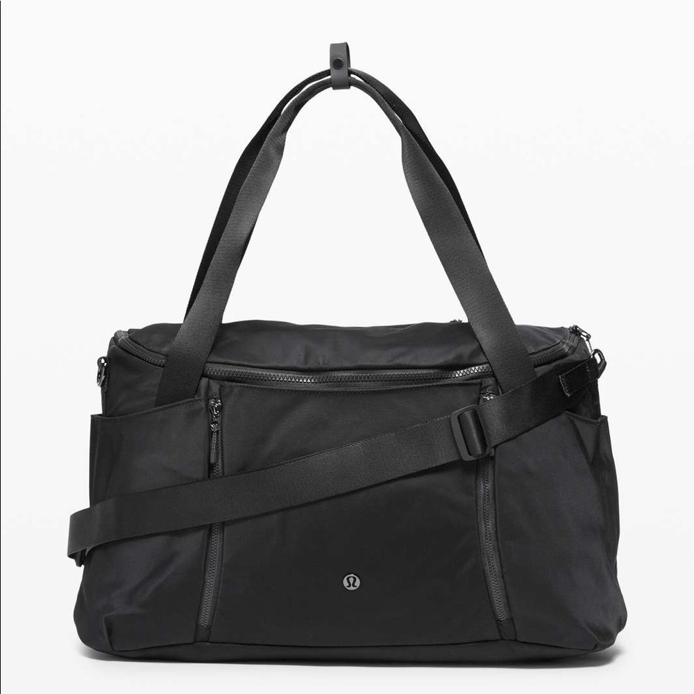 Define Lululemon Black Duffel Bag